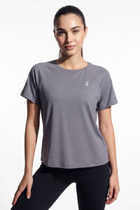 Zelocity Quick Dry Relaxed Top - Steel Grey — thumbnail 2